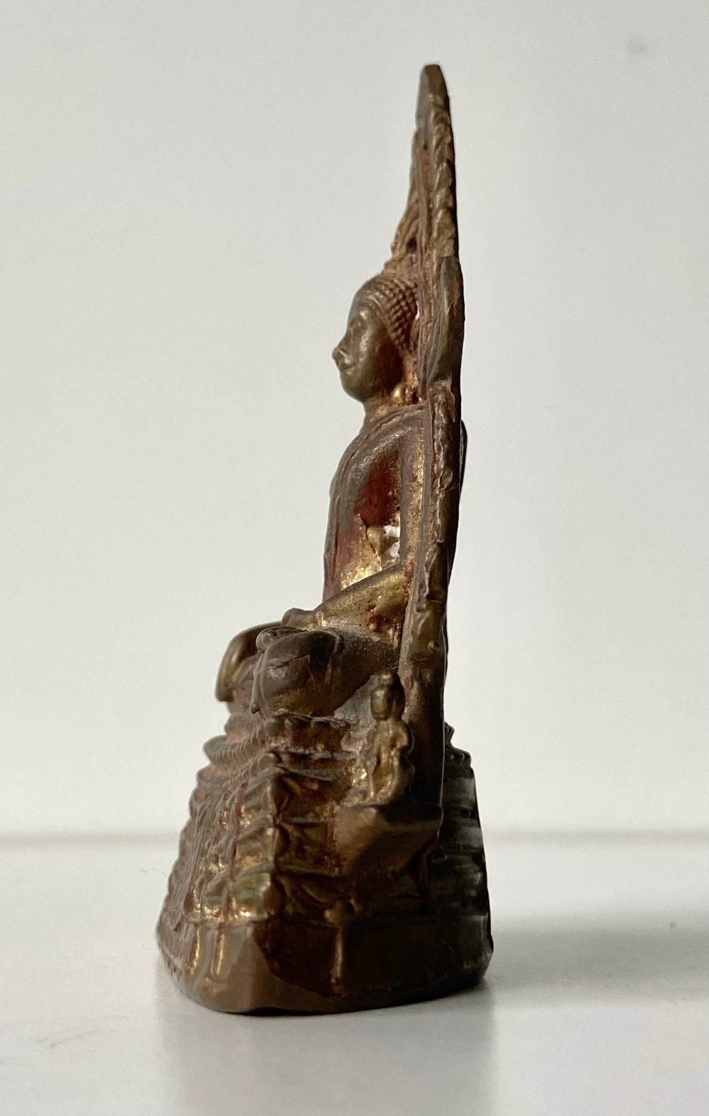 19世紀　タイの木製仏　立像　アンティーク 19世紀 タイの木製仏 立像 アンティーク