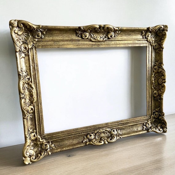 Cadre ancien pour toile d'occasion - Décoration