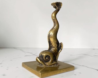 Beautiful antique paperweight - Dolphin - France - Early 19th century