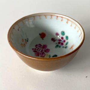 Chinese porcelain - Cup - Bowl - Tea - Fam. Rose - 18th century - Qing dynastie - Qianlong