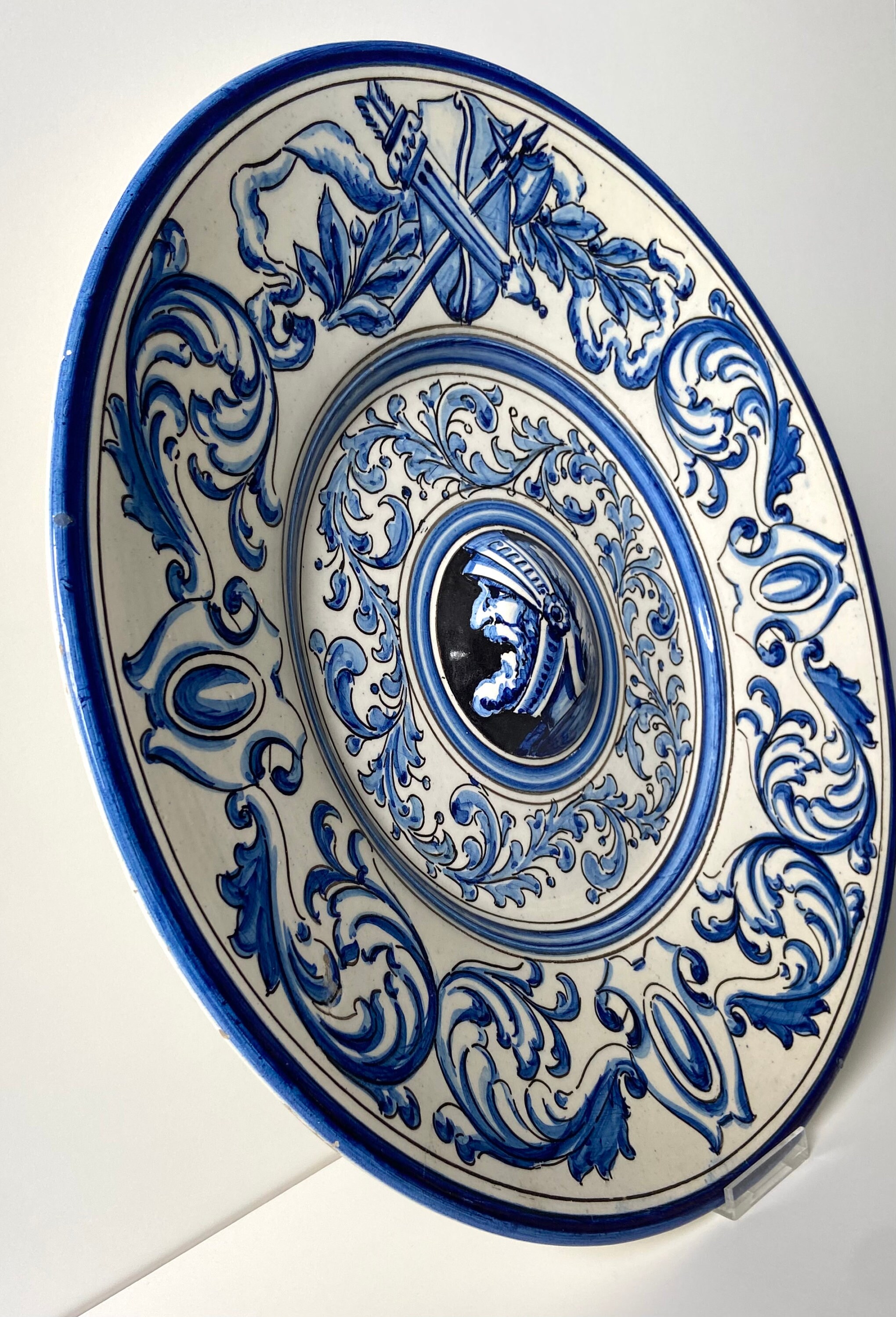 XXXL Antique Italian Faience - Charger - Early 20th Century