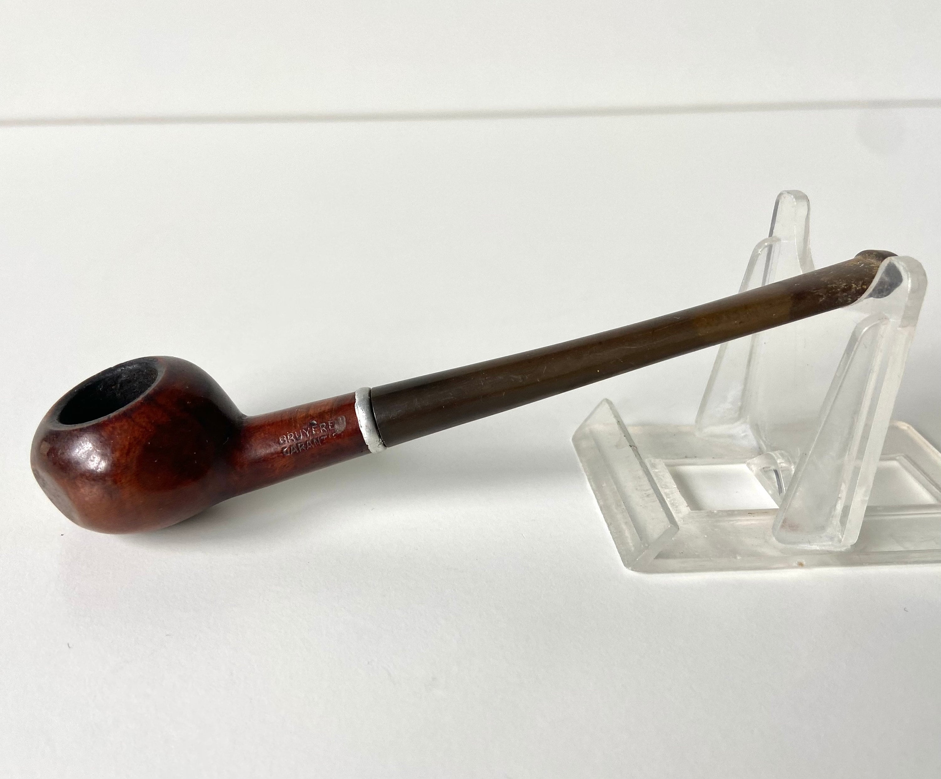 ROPP PIPE ROPP tourist bruyère gainée cuir french carved pipe EUR 40,00 - FR