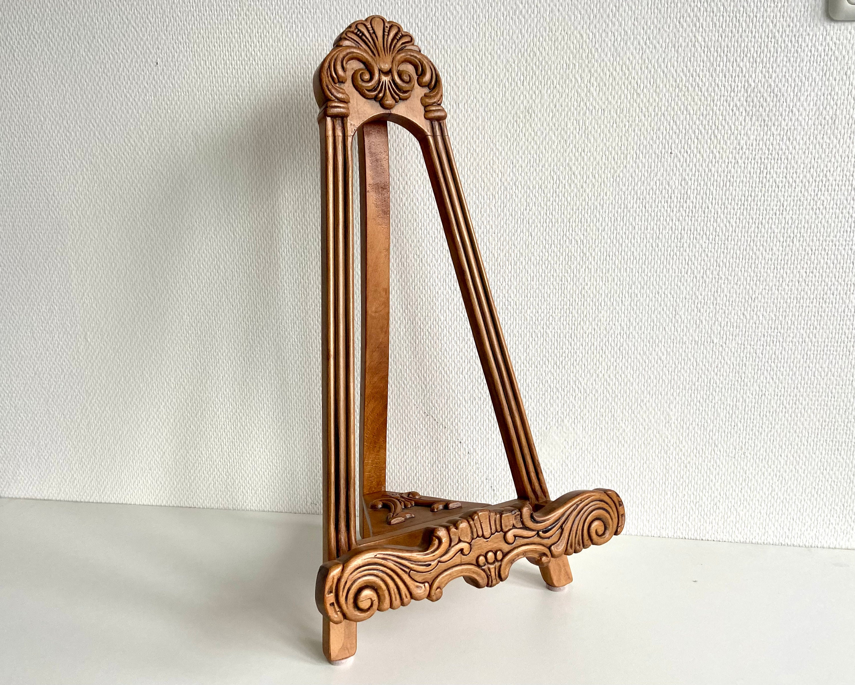 Artists Easel Picture Frame Stand Antique French Art Display