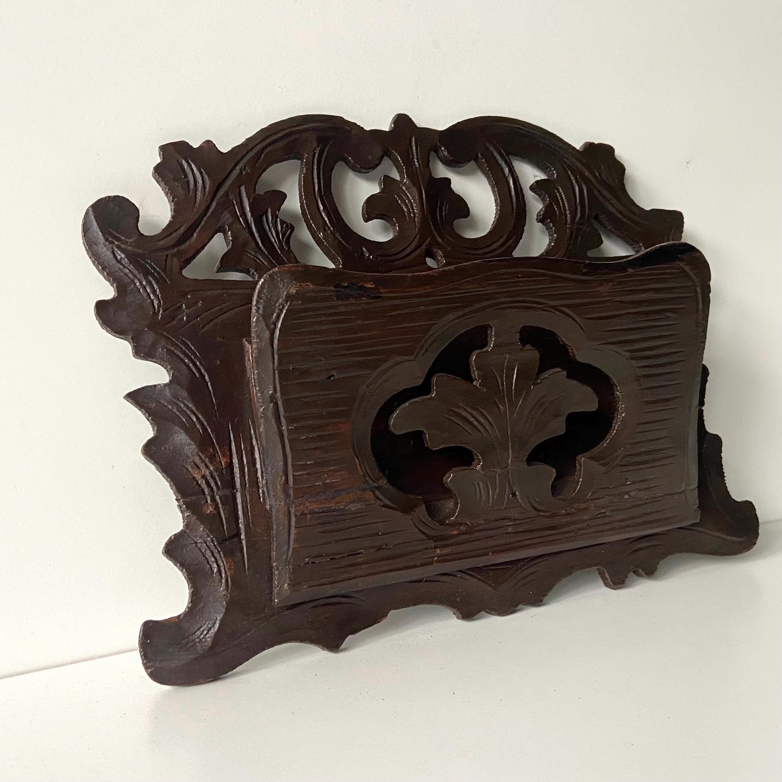 Black Forest - Schwarzwald - Magazine rack - Wall - 19th till early 20th century - Germany - Antique