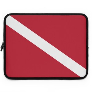 Dive Flag Laptop Sleeve - Tablet Sleeve - iPad Sleeve Protector - Necessity to Protect Technology - Easy Travel - Computer Protection