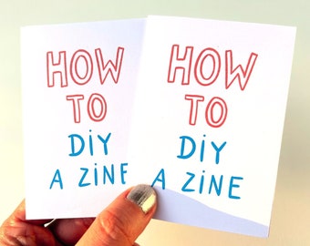 How to Make a Zine - Step by Step Mini Zine - Etsy UK