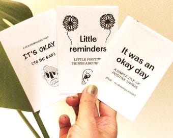 Positive Mental Health Zine Bundle (Depression, Sadness, Happiness, Anxiety)
