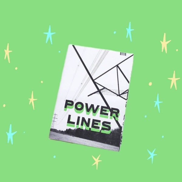 POWER LINES Photography Zine, Self Published Mini Photo Zine