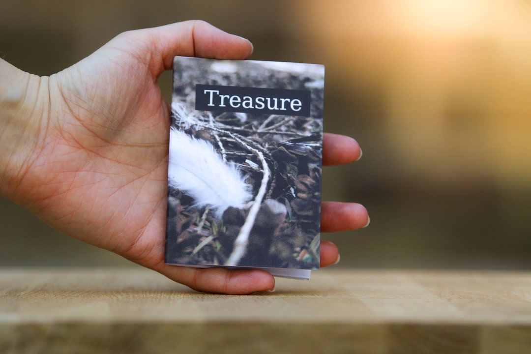 Treasure Sign Positive Treasure - Positive Poetry Zine With Stunning Photography, Folded ...