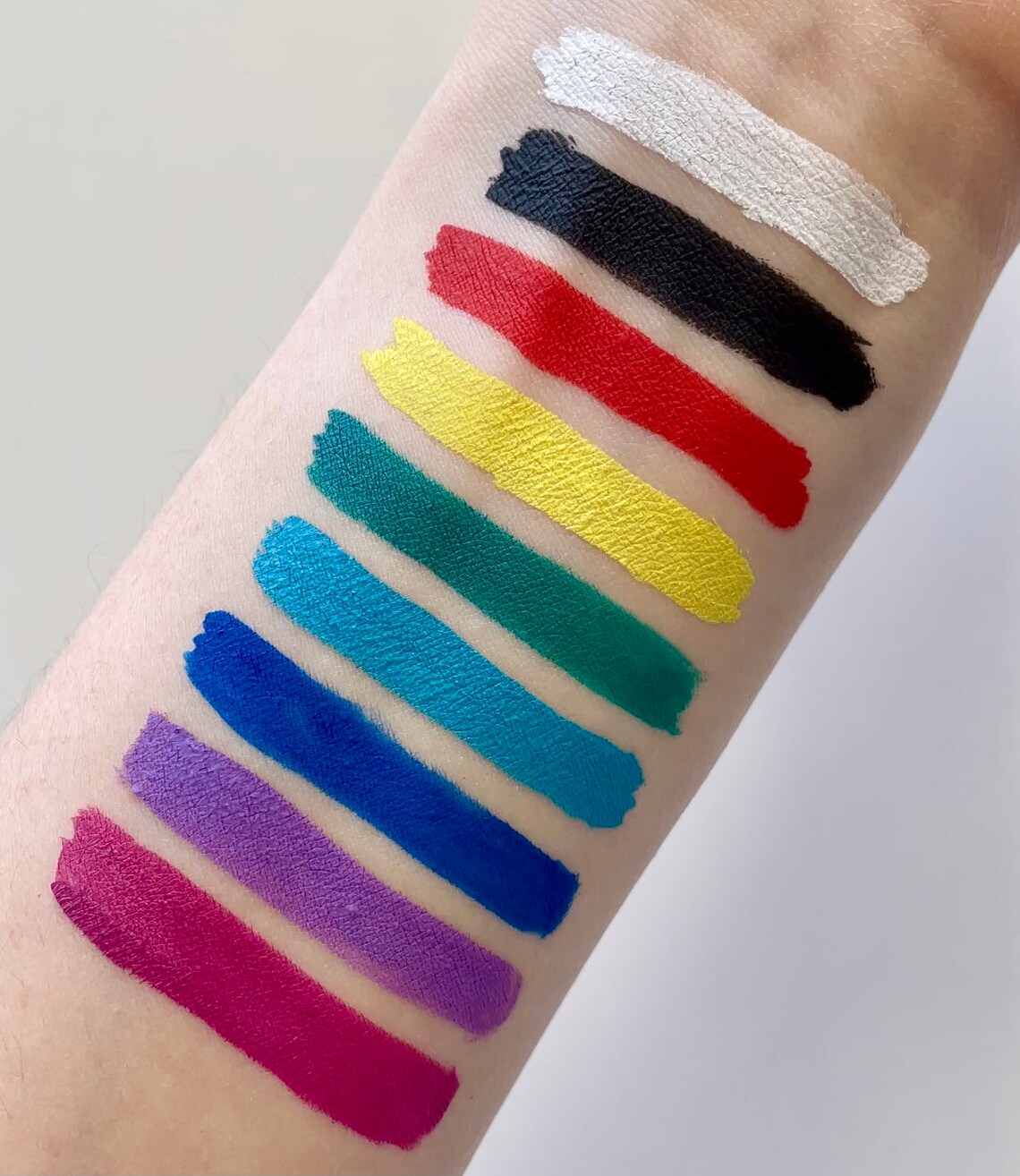 Matte Aqua Liner Palette Water Activated Liners Etsy