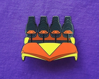 Apollo's Chariot Busch Gardens Williamsburg, Roller Coaster Enamel Pin Badge, Rollercoaster Car, Theme Park Collection