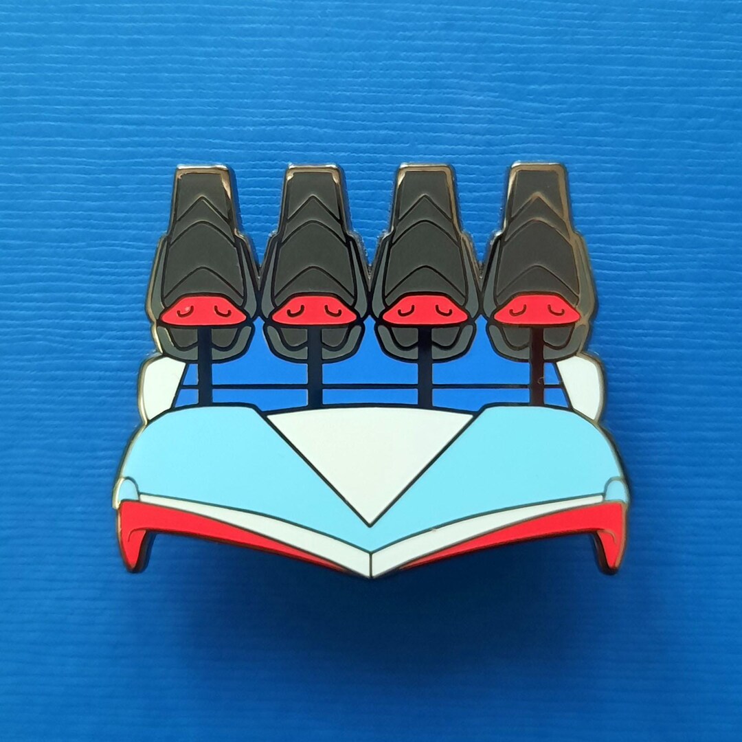 Roller Coaster Ride Pin Orion Kings Island, Roller Coaster Enamel Pin Badge, Rollercoaster Car ...