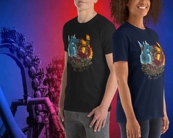 Dueling Dragons Shirt, Universal Studios Gifts, Roller Coaster Tshirt, Theme Park T-Shirts, Inverted Coaster