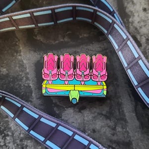 Hydra the Revenge Dorney Park, Roller Coaster Enamel Pin Badge, Rollercoaster Car, Theme Park Collection