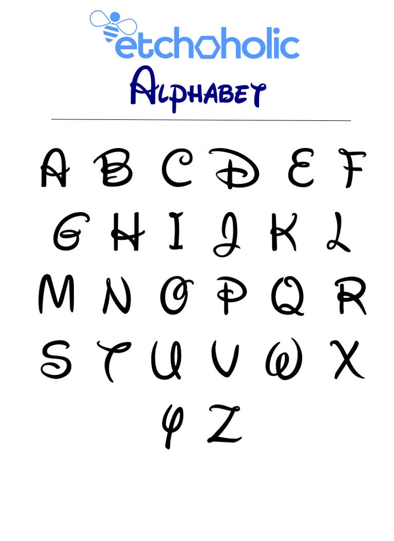 Disney Wall Art // Disney Letters // Custom Wood Letters Etsy