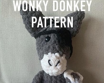 Wonky Donkey Plushie Crochet Pattern