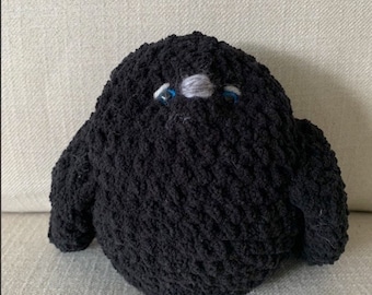 Crow Crochet Plushie Pattern