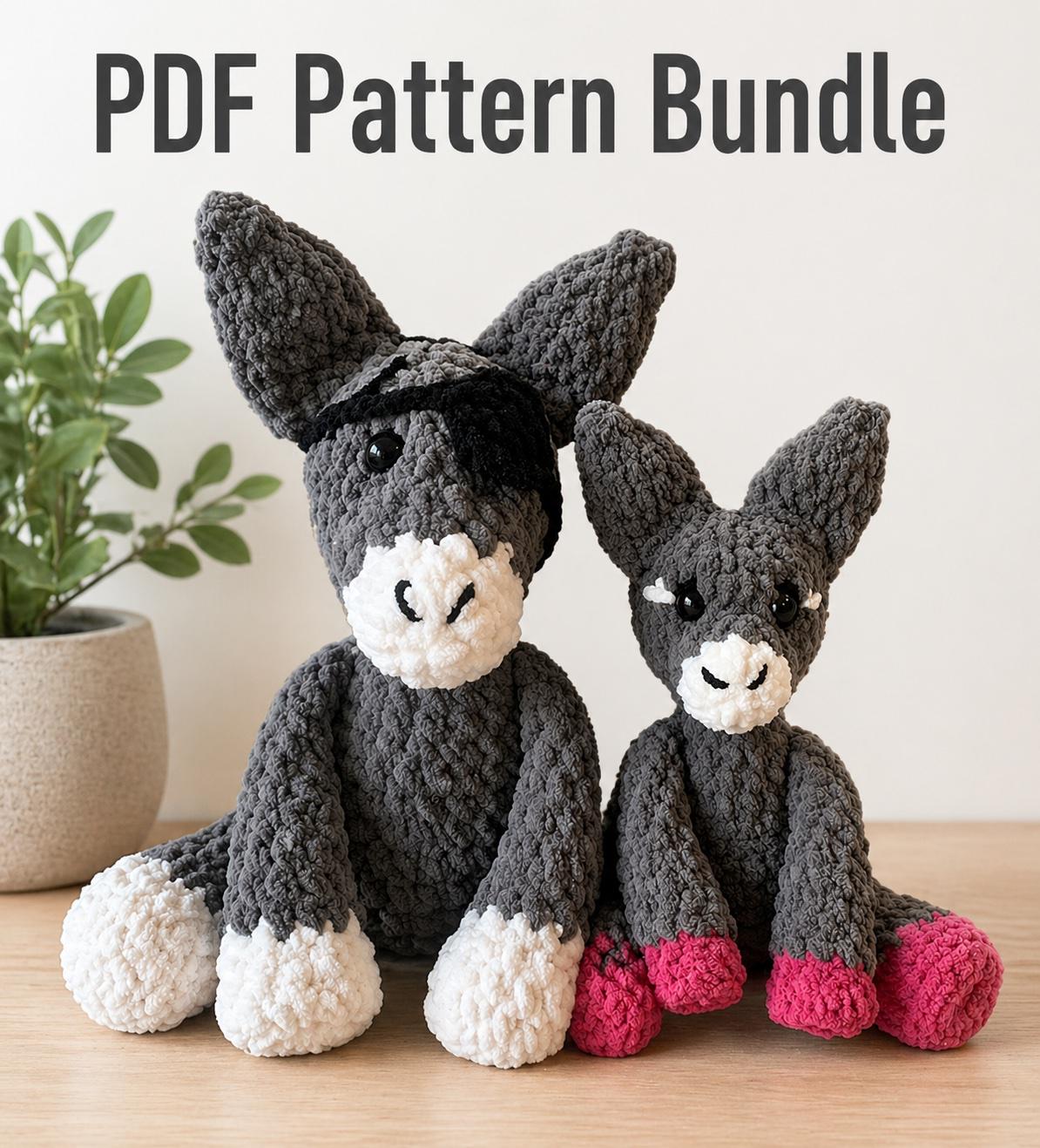 Bundle Dinky Donkey and Wonky Donkey