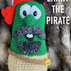 Larry the Cucumber Pirate Veggie Tales Crochet Pattern
