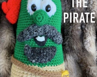 Larry the Cucumber Pirate Veggie Tales Crochet Pattern