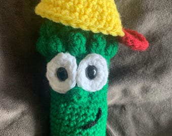 Junior the Asparagus Veggie Tales Beginner Crochet Pattern