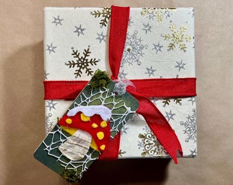 4er Set Pilz Geschenkanhänger