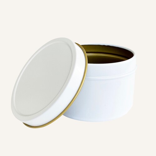 Gold Candle Tins With Lids for Candle Making 12 PCS of 8 Oz Etsy