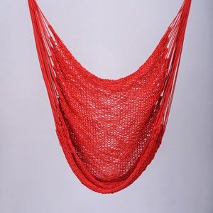 Luxury Cotton Hammock Hanging Swing (Multiple Colors) - Handmade Chair - Fast Delivery