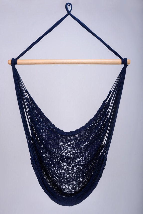 Handmade Cotton Hammock Chair – Eco-Friendly Indoor Outdoor Swing