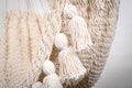 Boho Hammock Chair with Tassels – Natural Cotton Macrame Swing, Cozy & Stylish Hanging Chair product logo