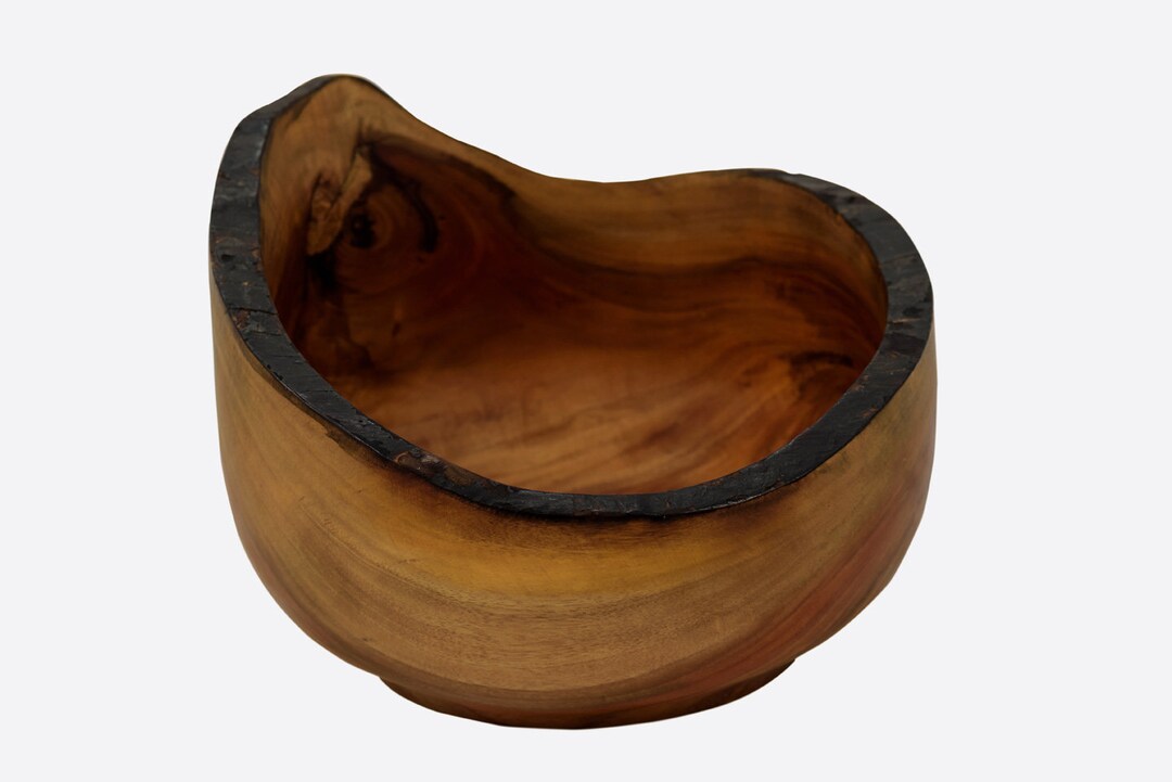 Wooden Small Salad Bowl Etsy