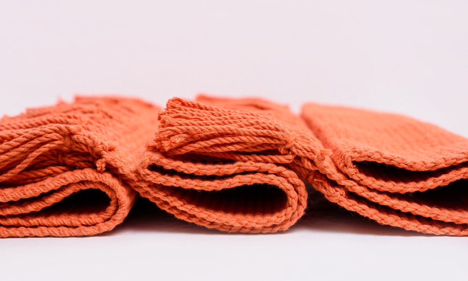 Orange Plaid Placemats