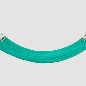 Luxury Cotton Hammock with Wooden Bar (Multiple Colors) - Handmade by Artisans - Interior and Outdoor Hammock
