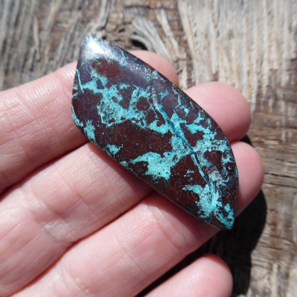 Chrysocolla cuprite designer cabochon from Arizona