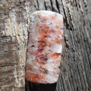 phantom red quartz designer cabochon from Arizona