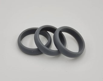 Silicone rubber wedding ring / band for men and women.