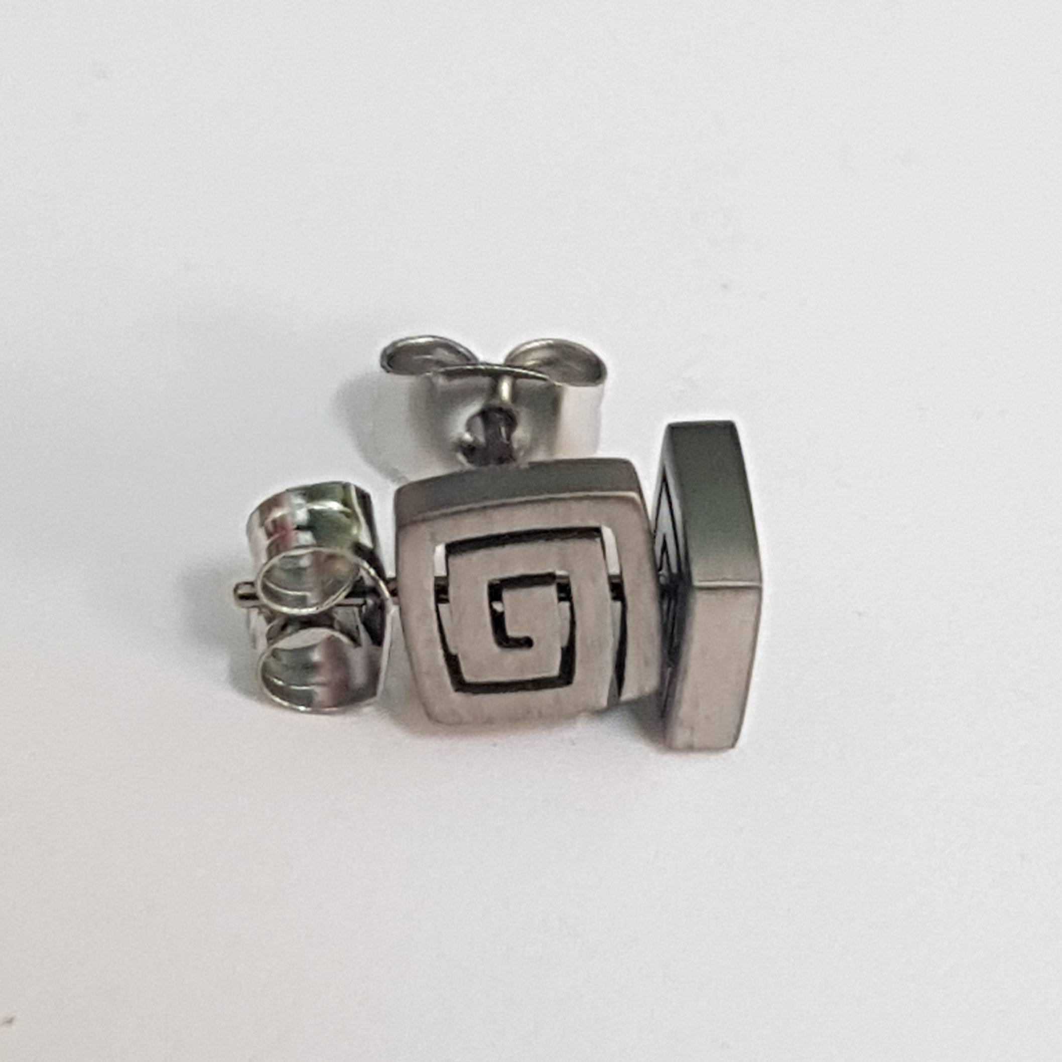 titanium metal earrings