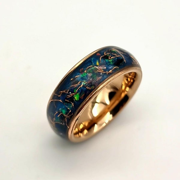 Copper Wedding Band Etsy