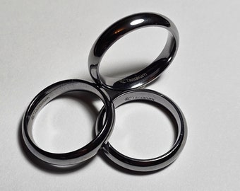Tantalum wedding band. heavy guage