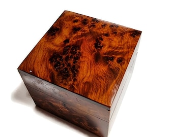 Handmade Luxury Wooden Ring Box - Perfect for Engagements, Weddings, and Anniversaries