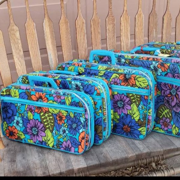 Vintage Luggage Etsy