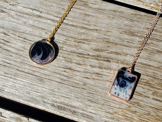 Swirl Resin Pendant