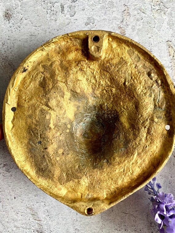 VintageSandringham Solid Brass Lion Head Door Knocker – 7 Inch, Satin Nickel Finish