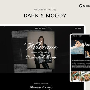 Showit Website Template, Showit Website Template Photographer, Editorial Website Template, Minimal Website Template, Modern Website Template