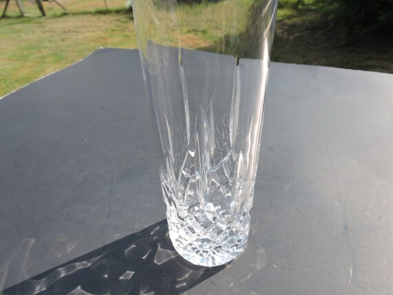 Waterford Crystal 7 Cylinder Vase Mint Acid Mark Lismore - Etsy Finland