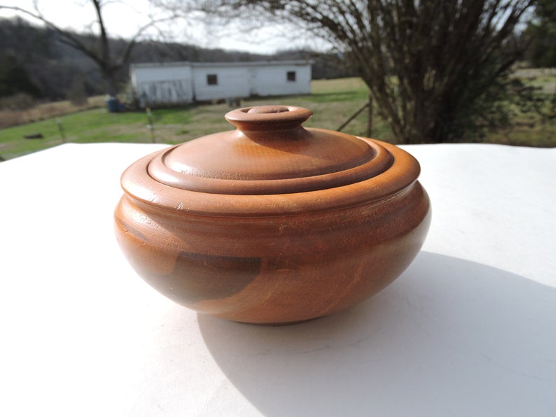 Ancient Kauri Wood New Zealand Swamp Kauri Marked Round Box Etsy