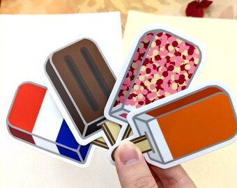 Ice Pop Vinyl Sticker