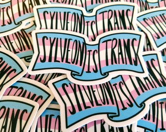 SYLVEON IS TRANS Vinyl Sticker