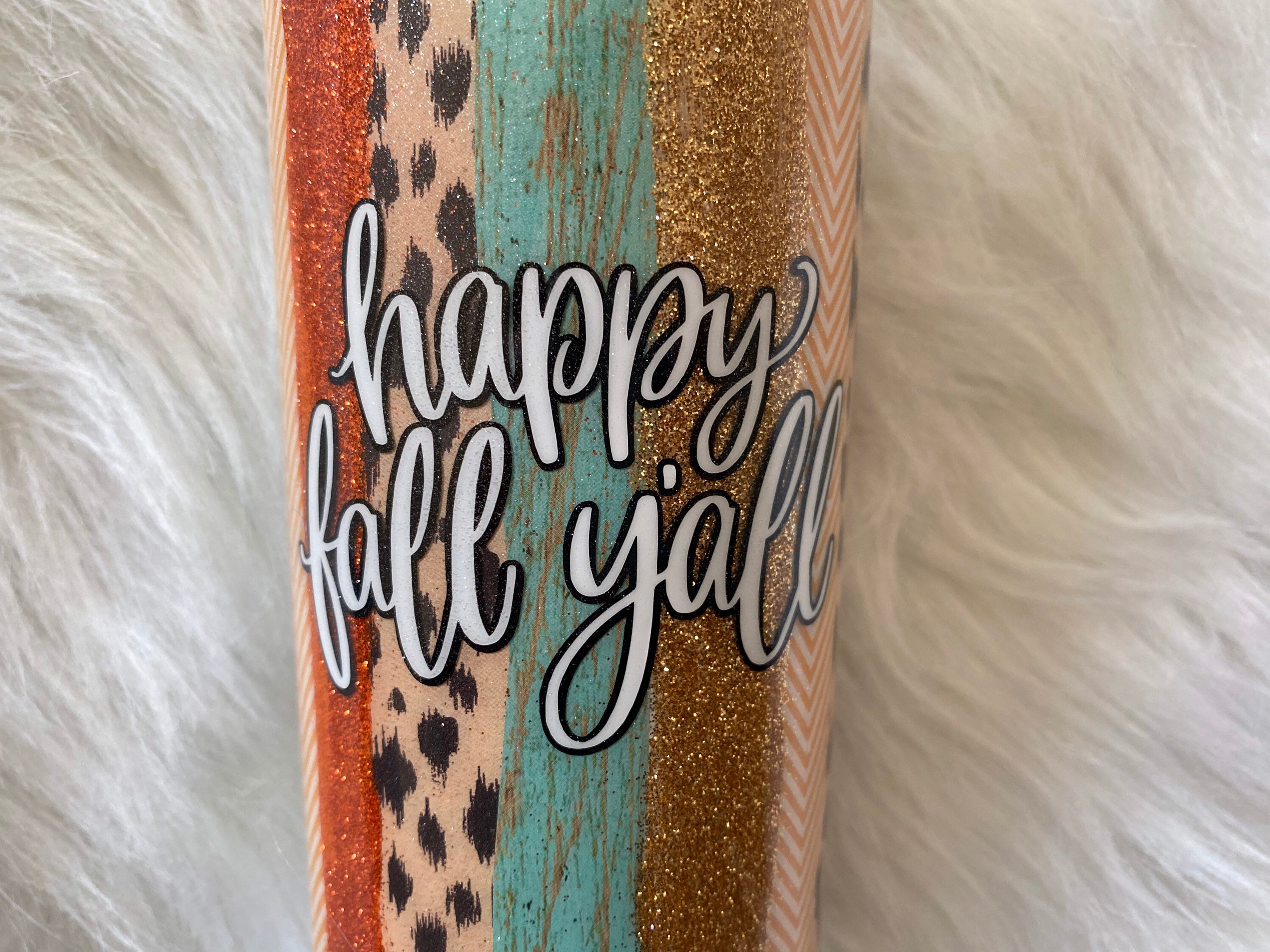 Fall Brush Stroke Tumbler Etsy