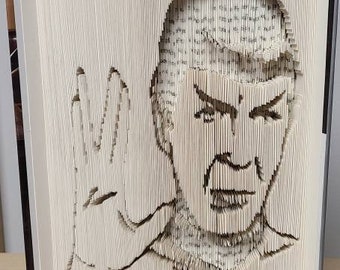 Star Trek Inspired Book Art